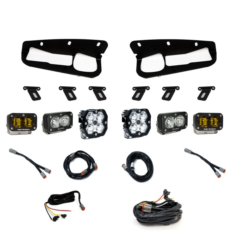 Ford Bronco Light Bar - Baja Designs - Squadron 2.0 Pro - `21-`25
